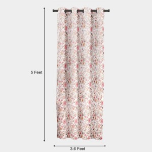 Home Beautiful 5 ft. Pink Polyester Curtain - (M2837) Home Beautiful 5 ft. Pink Polyester Curtain - (M2837)