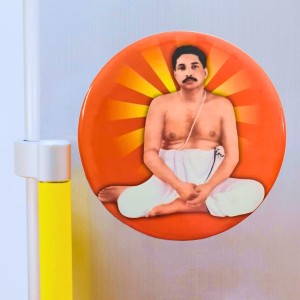 Devotional Saint Guru Round Fridge Magnet Set (4 Pieces) | Religious Refrigerator Magnets for Home, Office & Temple Decor (4) Devotional Saint Guru Round Fridge Magnet Set (4 Pieces) | Religious Refrigerator Magnets for Home, Office & Temple Decor (4)