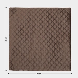 Home Beautiful Brown Microfiber Cushion Cover Home Beautiful Brown Microfiber Cushion Cover