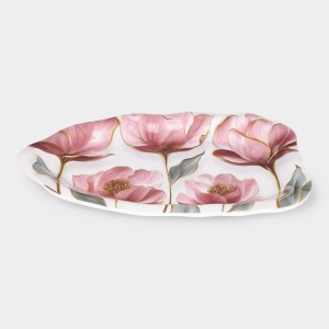 1 Melamine Snack Plate - (M1319) 1 Melamine Snack Plate - (M1319)