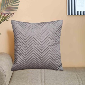 Home Beautiful Grey Microfiber Cushion Cover Home Beautiful Grey Microfiber Cushion Cover