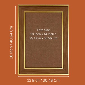 Jay Swaminarayan Photo Frame - 12x16 Inches, Brown Wooden Frame for Home, Office & Temple Decoration Jay Swaminarayan Photo Frame - 12x16 Inches, Brown Wooden Frame for Home, Office & Temple Decoration