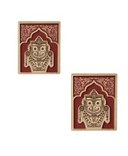 Wooden Lord Jagannath Fridge Magnet | Laser Engraved Religious Souvenir | Traditional Pattachitra Style Decorative Magnet for Home & Office (2) Wooden Lord Jagannath Fridge Magnet | Laser Engraved Religious Souvenir | Traditional Pattachitra Style Decorative Magnet for Home & Office (2)