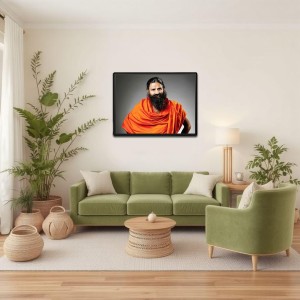 Baba Ramdev Laminated Photo - 11x13 Inches, Divine Blessings for Home & Office and Temple Decoration Baba Ramdev Laminated Photo - 11x13 Inches, Divine Blessings for Home & Office and Temple Decoration