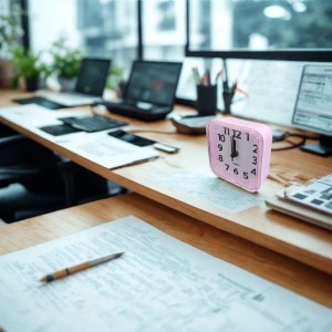 Alarm Clock Compact Pink Square Quartz – 3.48 Inch Silent Desk/Table Clock for Bedroom, Study & Travel Alarm Clock Compact Pink Square Quartz – 3.48 Inch Silent Desk/Table Clock for Bedroom, Study & Travel