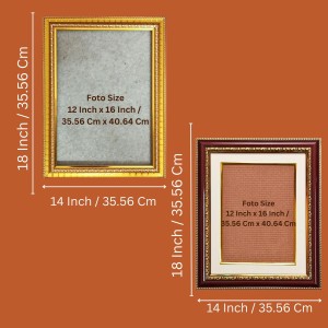 God Shri Veerabhadra Photo Frame - 14x18 Inches, Brown Wooden Frame for Home, Office & Temple Decoration God Shri Veerabhadra Photo Frame - 14x18 Inches, Brown Wooden Frame for Home, Office & Temple Decoration