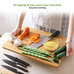 Wooden Cutting Board Multipurpose Used This Board, Vegetables, Fruits & Cheese, for Kitchen Use, BPA Free, Eco-Friendly, Anti-Microbial (Size 13 Inches/ 9Inches)