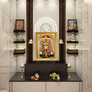 God Shri Veerabhadra Photo Frame - 12x16 Inches, Brown Wooden Frame for Home, Office & Temple Decoration God Shri Veerabhadra Photo Frame - 12x16 Inches, Brown Wooden Frame for Home, Office & Temple Decoration