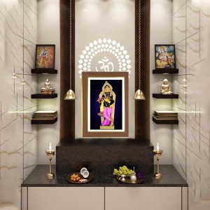 Jay Swaminarayan Photo Frame - 12x16 Inches, Brown Wooden Frame for Home, Office & Temple Decoration Jay Swaminarayan Photo Frame - 12x16 Inches, Brown Wooden Frame for Home, Office & Temple Decoration