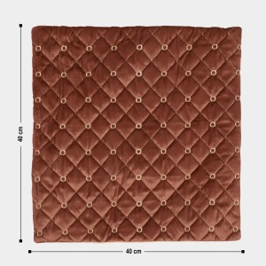 Home Beautiful Brown Velvet Cushion Cover Home Beautiful Brown Velvet Cushion Cover