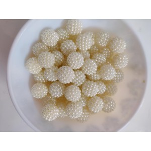 HiTechMart 10mm Round Dotted Ball Shaped Creamy White Pearl Plastic Beads for Jewelry, Arts & Crafts, Embroidery, Bracelets - Women, Girls & Kids. (Pack of 100) HiTechMart 10mm Round Dotted Ball Shaped Creamy White Pearl Plastic Beads for Jewelry, Arts & Crafts, Embroidery, Bracelets - Women, Girls & Kids. (Pack of 100)