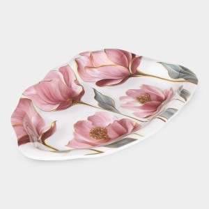 1 Melamine Snack Plate - (M1319) 1 Melamine Snack Plate - (M1319)