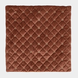 Home Beautiful Brown Velvet Cushion Cover Home Beautiful Brown Velvet Cushion Cover