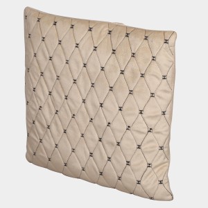 Home Beautiful Beige Velvet Cushion Cover Home Beautiful Beige Velvet Cushion Cover