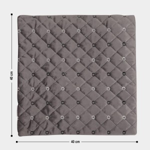 Home Beautiful Dark Grey Velvet Cushion Cover Home Beautiful Dark Grey Velvet Cushion Cover