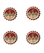 Wooden Lord Jagannath Fridge Magnet | Laser Engraved Religious Souvenir | Traditional Pattachitra Style Decorative Magnet for Home & Office (4) Wooden Lord Jagannath Fridge Magnet | Laser Engraved Religious Souvenir | Traditional Pattachitra Style Decorative Magnet for Home & Office (4)