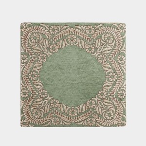Home Beautiful Green Polyester Cushion Cover Home Beautiful Green Polyester Cushion Cover