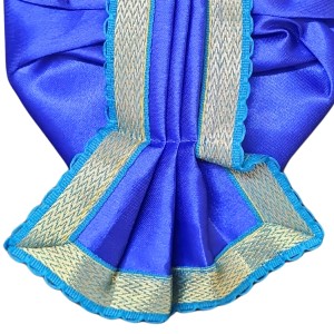 HiTechMart Elegant Laddu Gopal Dress with Patka – Designer Poshak for Bal Gopal/Krishna Idol – Traditional Outfit for Janmashtami, Pooja & Festival Decoration