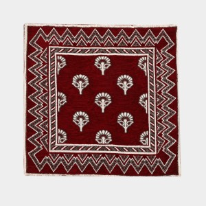 Home Beautiful Maroon Microfiber Cushion Cover Home Beautiful Maroon Microfiber Cushion Cover