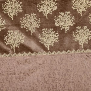 Home Beautiful 5 ft. Brown Polyester Curtain - (M2830) Home Beautiful 5 ft. Brown Polyester Curtain - (M2830)