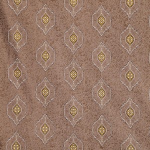 Home Beautiful 7ft. Brown Printed Eyelet Curtains - (M2760) Home Beautiful 7ft. Brown Printed Eyelet Curtains - (M2760)