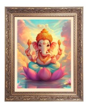 Sri Ganeshiji Big Photo Frame - 18x22 Inches for Home & Office Decoration Sri Ganeshiji Big Photo Frame - 18x22 Inches for Home & Office Decoration