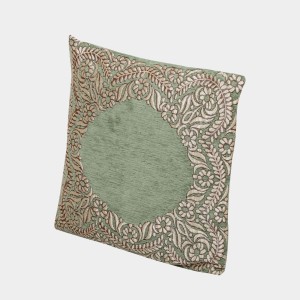 Home Beautiful Green Polyester Cushion Cover Home Beautiful Green Polyester Cushion Cover