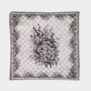 Home Beautiful Grey Polyester Cushion Cover