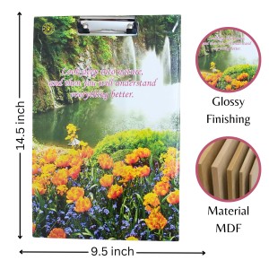 Hi Tech Sales Printed Exam Pad | Regular Wooden Exam Board for Girls & Boys, Kids, Students, Gift, School, Office, Industrial use | Stainless Clipboard (Color-Multicolor, Size-14.5 x 9.5) (Nature) Hi Tech Sales Printed Exam Pad | Regular Wooden Exam Board for Girls & Boys, Kids, Students, Gift, School, Office, Industrial use | Stainless Clipboard (Color-Multicolor, Size-14.5 x 9.5) (Nature)