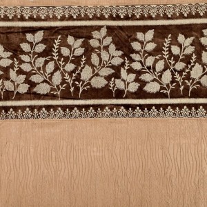 Home Beautiful 5 ft. Brown Polyester Curtain - (M2796) Home Beautiful 5 ft. Brown Polyester Curtain - (M2796)