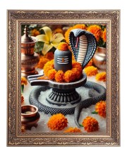Shiv Linga Big Photo Frame - 18x22 Inches for Home & Office Decoration Shiv Linga Big Photo Frame - 18x22 Inches for Home & Office Decoration
