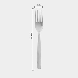 Stainless Steel Fork Set of 4, 6.9 in Length (Pack of 4) Stainless Steel Fork Set of 4, 6.9 in Length (Pack of 4)