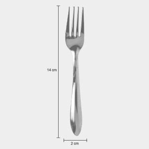 Steel Fork Set of 4 1 4 cm Length (Pack of 4) Steel Fork Set of 4 1 4 cm Length (Pack of 4)