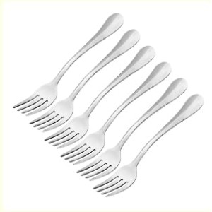 Hitech Sales Stainless Steel Set of 4 19cm Long 100% Food Grade NonToxic AntiRust Dishwasher Safe Premium Forks for Soup Icecream Dessert Tableware Tea Dinner Home Kitchen Daily Multipurpose Use Hitech Sales Stainless Steel Set of 4 19cm Long 100% Food Grade NonToxic AntiRust Dishwasher Safe Premium Forks for Soup Icecream Dessert Tableware Tea Dinner Home Kitchen Daily Multipurpose Use