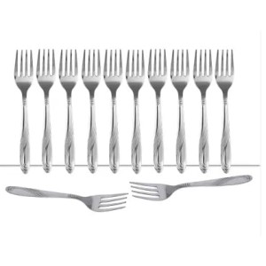 Hitech Sales Stainless Steel Set of 12,16 cm Long, 100% Food Grade NonToxic AntiRust Dishwasher Safe Designed Forks for Dessert Tea Dinner Home Kitchen Luxury Dinning Tableware Daily Use Hitech Sales Stainless Steel Set of 12,16 cm Long, 100% Food Grade NonToxic AntiRust Dishwasher Safe Designed Forks for Dessert Tea Dinner Home Kitchen Luxury Dinning Tableware Daily Use