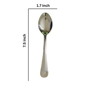 Hitech Sales Stainless Steel Dinning, Luxury Dinner Spoons, Table Spoon Set of 4, Length 7.5 inch, Dazzle Design,Daily Multipurpose Use,Dishwasher Safe Hitech Sales Stainless Steel Dinning, Luxury Dinner Spoons, Table Spoon Set of 4, Length 7.5 inch, Dazzle Design,Daily Multipurpose Use,Dishwasher Safe