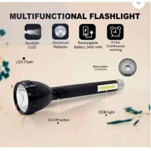 Portable and Lightweight Rechargeable 100w Laser LED Power Torch Light 27cm Platinum 25W COB, 2X 3.7V 1200mAh Li-ion Batteries, 5V Adaptor, Durable and Bright, Ideal for Indoor and Outdoor Use Portable and Lightweight Rechargeable 100w Laser LED Power Torch Light 27cm Platinum 25W COB, 2X 3.7V 1200mAh Li-ion Batteries, 5V Adaptor, Durable and Bright, Ideal for Indoor and Outdoor Use