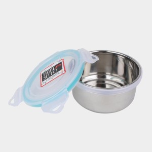 230 ml Stainless Steel Container, 3.6 X 2.4 inch (Pack of 1) 230 ml Stainless Steel Container, 3.6 X 2.4 inch (Pack of 1)