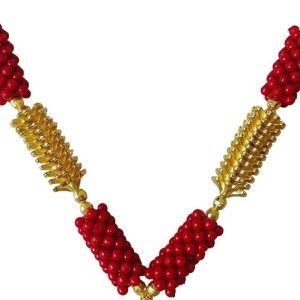 Hitech Sales Artificial Mala for Pooja, Temple, and Festival Decoration | Traditional Prayer Garlands (Small - 17 cm, Pack of 1) Hitech Sales Artificial Mala for Pooja, Temple, and Festival Decoration | Traditional Prayer Garlands (Small - 17 cm, Pack of 1)