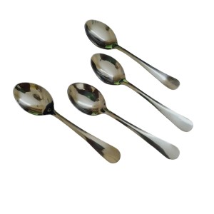 Hitech Sales Stainless Steel Dinning, Luxury Dinner Spoons, Table Spoon Set of 4, Length 7.5 inch, Dazzle Design,Daily Multipurpose Use,Dishwasher Safe Hitech Sales Stainless Steel Dinning, Luxury Dinner Spoons, Table Spoon Set of 4, Length 7.5 inch, Dazzle Design,Daily Multipurpose Use,Dishwasher Safe