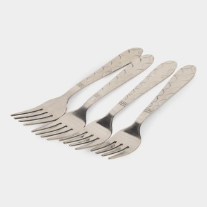 Steel Baby Fork 1 6 cm Length (Pack of 4) Steel Baby Fork 1 6 cm Length (Pack of 4)