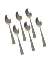 Hitech Sales Stainless Steel Set of 6,18 cm Long,Spoons for Home & Kitchen,Dinning Tableware Gift for House Warming,6 Pieces Spoons Silver Imperial Design Hitech Sales Stainless Steel Set of 6,18 cm Long,Spoons for Home & Kitchen,Dinning Tableware Gift for House Warming,6 Pieces Spoons Silver Imperial Design