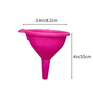Plastic Funnel Set 2 – Multipurpose Wide Mouth Funnels for Kitchen Use, Liquid & Dry Transfer, Oil, Water, Juice, Powder Filling, Durable & Easy to Clean