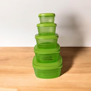 5-Piece Transparent Food Storage Container Set with Airtight Lids – BPA-Free Freezer and Fridge Containers for Vegetables and More 5-Piece Transparent Food Storage Container Set with Airtight Lids – BPA-Free Freezer and Fridge Containers for Vegetables and More