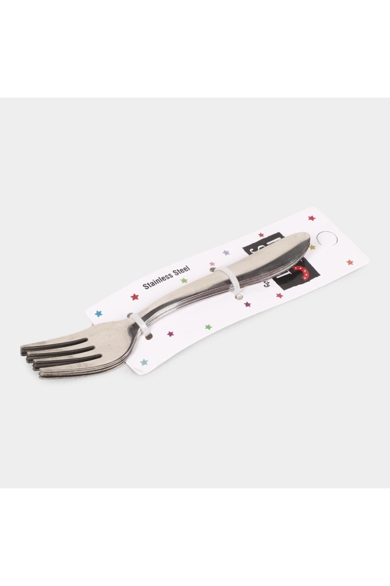 Stainless Steel Fork Set of 4 1 3.5 cm Length (Pack of 4)