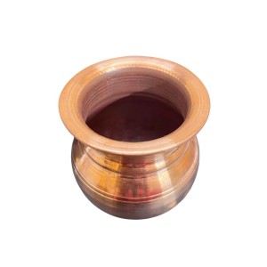 Pure Copper Kalash Lota Traditional Puja Vessel for Daily and Festive Use 4.5/2.5 Inch Pure Copper Kalash Lota Traditional Puja Vessel for Daily and Festive Use 4.5/2.5 Inch