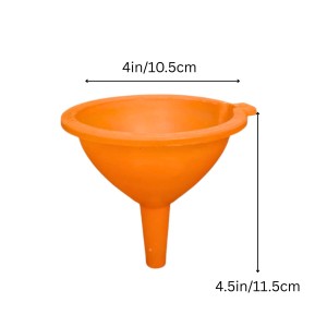 Plastic Funnel Set 2 – Multipurpose Wide Mouth Funnels for Kitchen Use, Liquid & Dry Transfer, Oil, Water, Juice, Powder Filling, Durable & Easy to Clean
