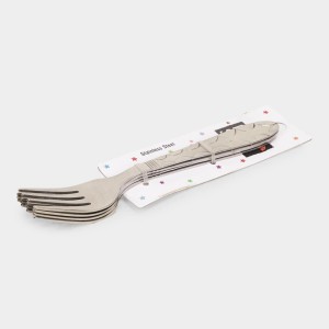Steel Baby Fork 1 6 cm Length (Pack of 4) Steel Baby Fork 1 6 cm Length (Pack of 4)