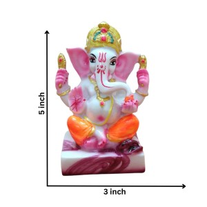 Hi Tech Sales Handcrafted Siddhi Ganesh Idol for Home Decor, Gifting Diwali, Birthday, Festivals (5 x 3 Inches) (Orange) Hi Tech Sales Handcrafted Siddhi Ganesh Idol for Home Decor, Gifting Diwali, Birthday, Festivals (5 x 3 Inches) (Orange)