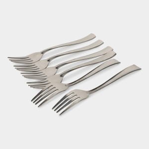 Stainless Steel Fork Set of 4 1 7 X 2.5cm (Pack of 6) Stainless Steel Fork Set of 4 1 7 X 2.5cm (Pack of 6)